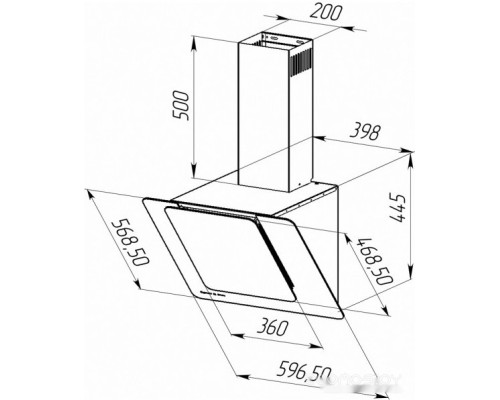 Вытяжка Zigmund & Shtain K 150.6 W