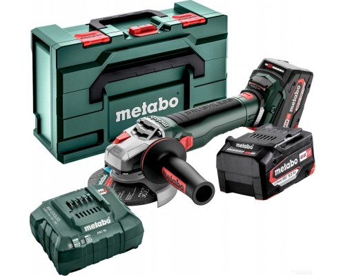 Угловая шлифмашина Metabo WB 18 LT BL 11-125 Quick 613054650 (с 2-мя АКБ, кейс)