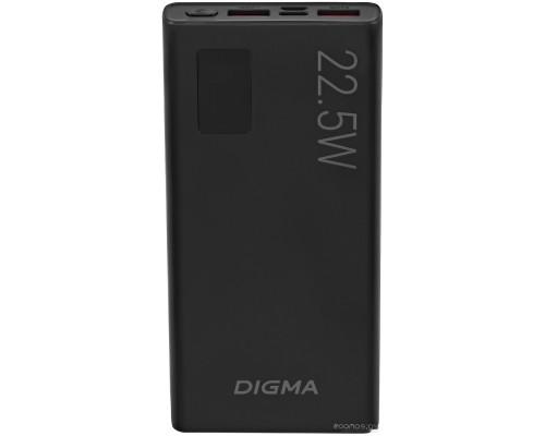 Портативное зарядное устройство DIGMA DGPF10A 10000mAh (черный)