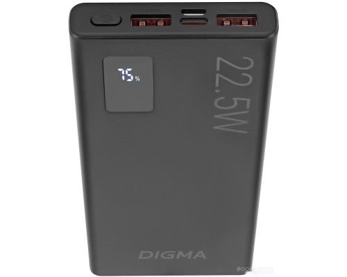 Портативное зарядное устройство DIGMA DGPF10A 10000mAh (черный)