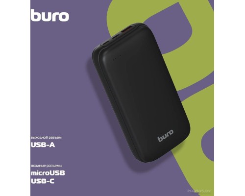 Портативное зарядное устройство Buro BP20A 20000mAh (черный)