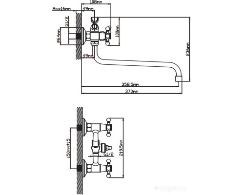 Смеситель Cronwil CP333-22