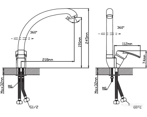 Смеситель Cronwil CP036-41