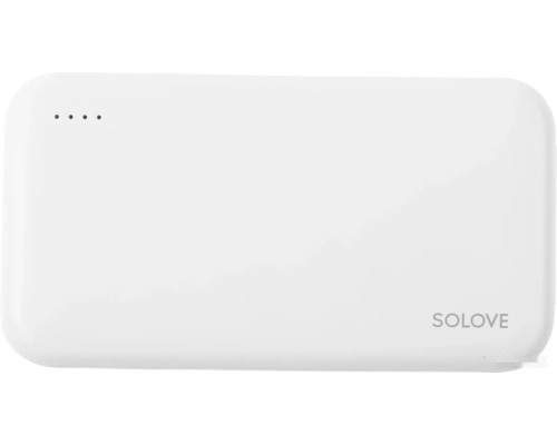 Портативное зарядное устройство Solove W7 10000мAч (белый)