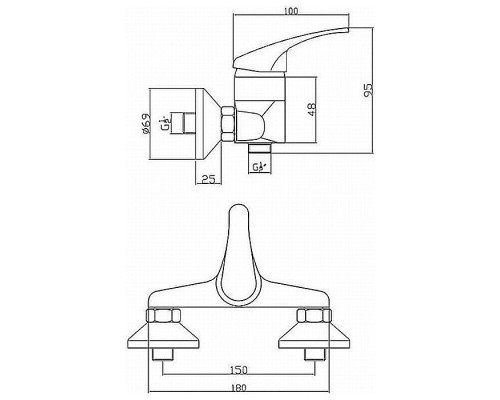 Смеситель Ferro Basic BBC77