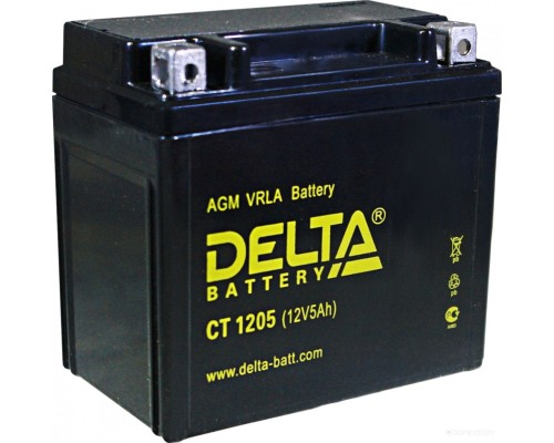 Мотоциклетный аккумулятор DELTA CT 1205 (5 А·ч)