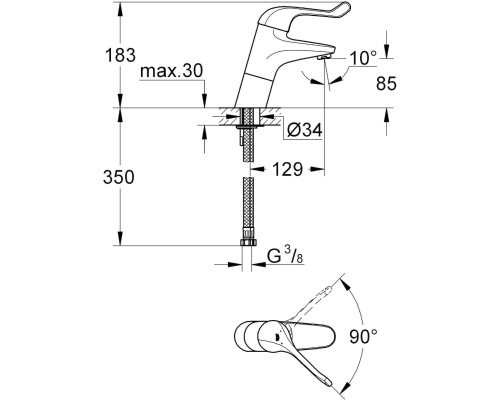 Смеситель Grohe Euroeco Special 32790000