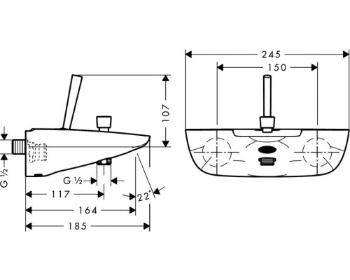 Смеситель Hansgrohe Pura Vida 15472400