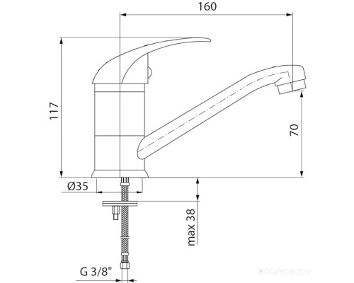 Смеситель Valvex GALEO 2441420