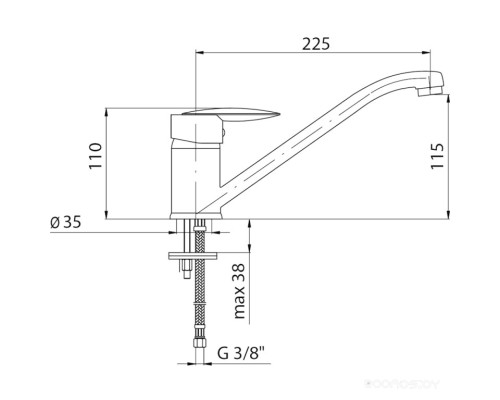 Смеситель Valvex DELTA 2450240