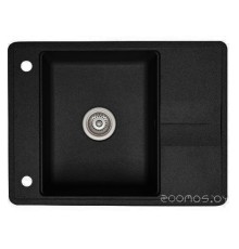 Кухонная мойка AquaSanita SQB102AW 601 black metallic