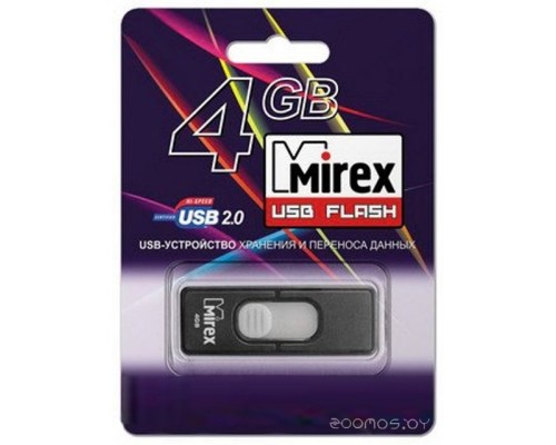 USB Flash Mirex HARBOR BLACK 4GB