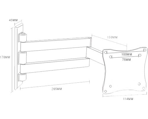 Кронштейн Arm Media LCD-7101