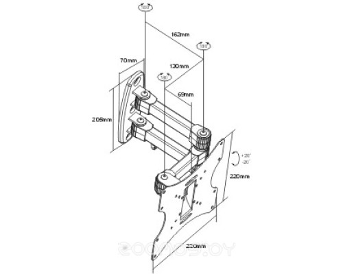 Кронштейн Benatek LCD-ARM-B