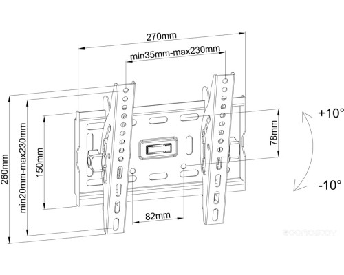 Кронштейн Benatek PLASMA-6B