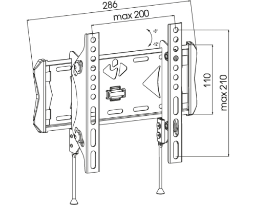 Кронштейн Kromax FLAT-6