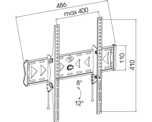 Кронштейн Kromax FLAT-4