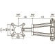 Кронштейн Kromax TECHNO-1