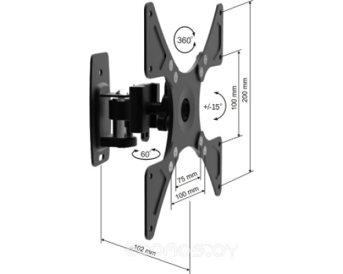 Кронштейн Metaldesign MD 3340 3D