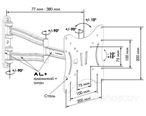 Кронштейн Trone LS 51-21