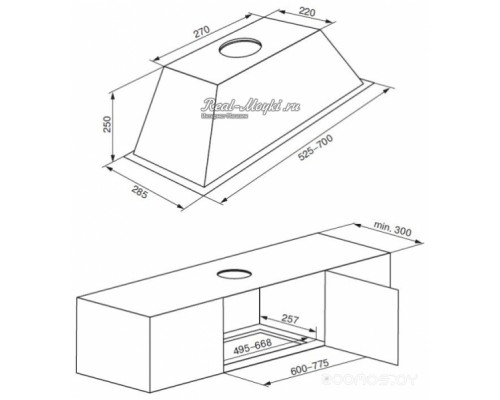 Вытяжка Kuppersberg Inlinea 70 X 4HPB