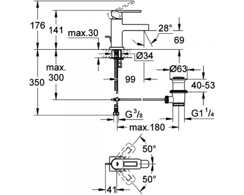 Смеситель Grohe Quadra 32632000