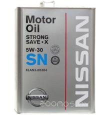 Моторное масло Nissan Strong Save X 5W-30 SN (KLAN3-05304) 4л