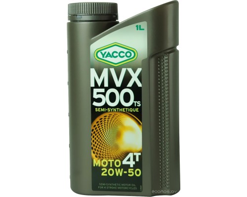 Моторное масло Yacco MVX 500 TS 4T 20W-50 1л